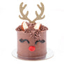 4" Rudolf Hot Chocolate Mini Cake - Bunner's Bakeshop