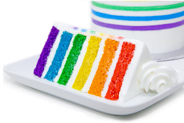 6" Rainbow Cake - Bunner's Bakeshop