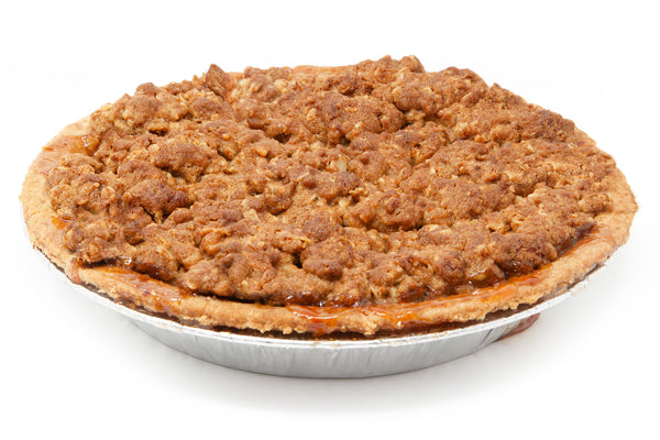 Apple Butterscotch Crumble Pie (9" Round & Deep Dish - SOY FREE) - Bunner's Bakeshop