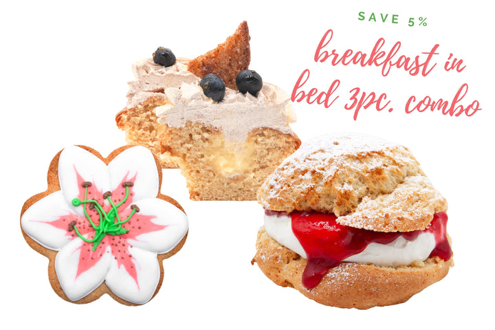 Breakfast In Bed Combo Box - Bunner's Bakeshop