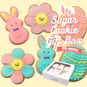 Decorated Easter Sugar Cookies - 6 Combo