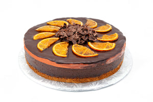9" Chocolate & Orange Two Layer Cheesecake (Terry's Style) - Bunner's Bakeshop