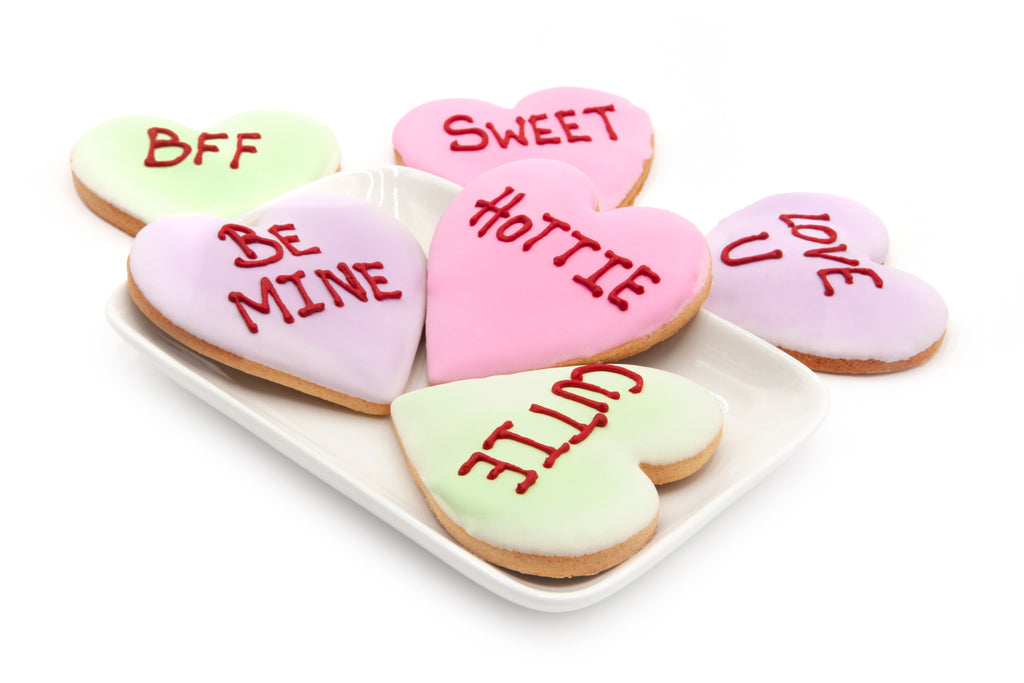 Sugar Cookie Conversation Hearts - Bunner's Bakeshop