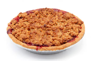 9" Strawberry Rhubarb Crumble Pie - Bunner's Bakeshop