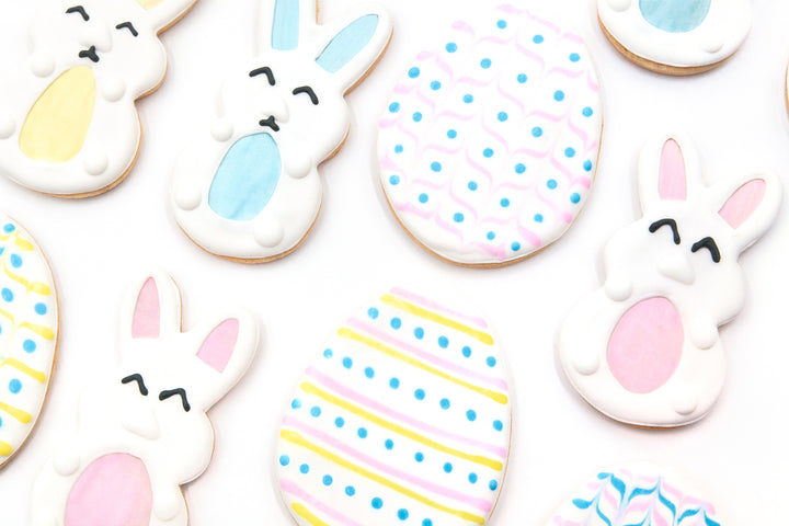 Easter Bunny and Egg Sugar Cookies - Bunner's Bakeshop