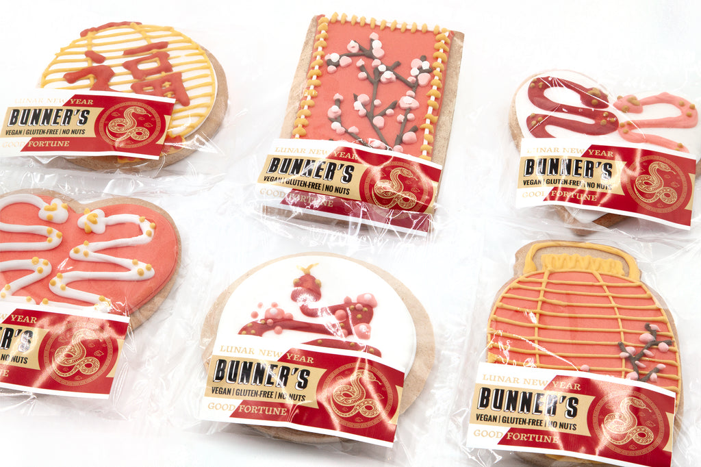 Year of the Snake Sugar Cookies - Clear Pkg.