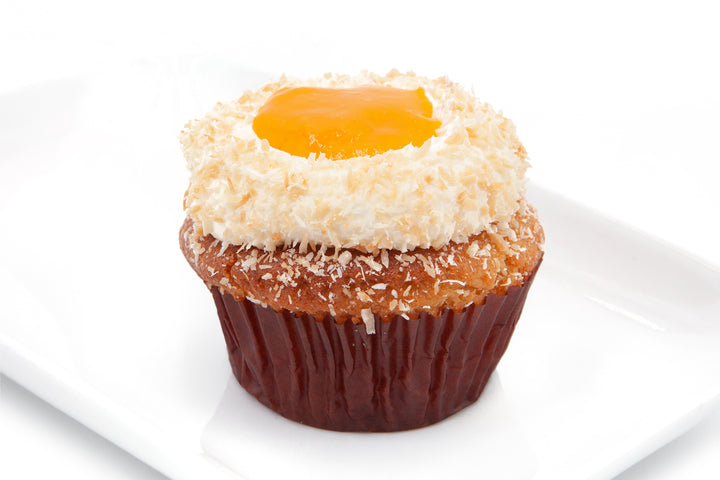 Mango Gudetama Cupcake