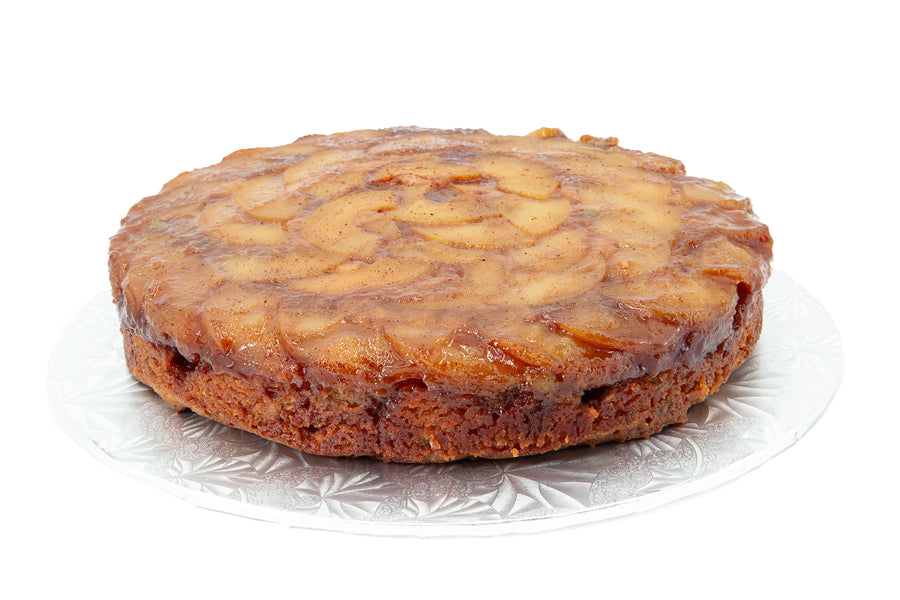 9" Apple Caramel Upside Down Cake - Bunner's Bakeshop