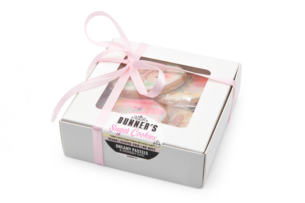 Easter Sugar Cookies - 4 Pack Gift Box - Bunner's Bakeshop