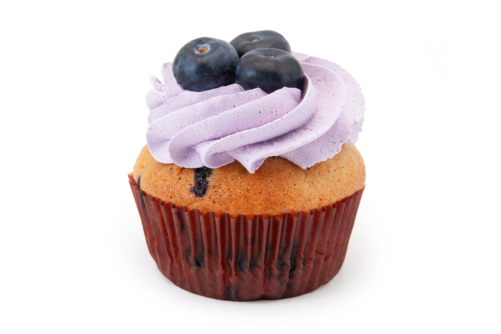 Bergamot & Blueberries Cupcake - Bunner's Bakeshop