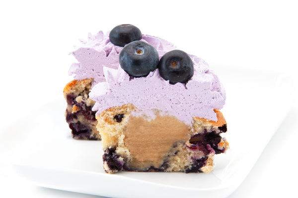 Bergamot & Blueberries Cupcake - Bunner's Bakeshop