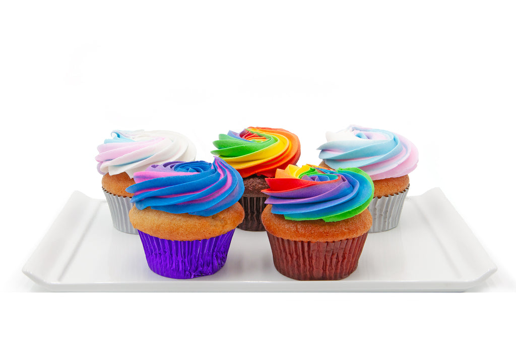 Custom Pride Cupcakes