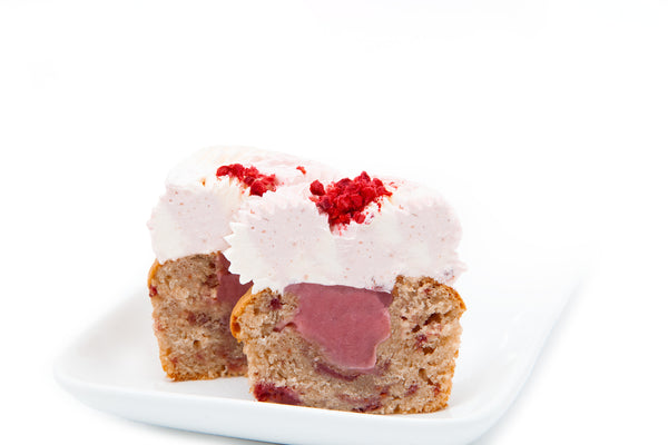 Raspberry Parfait Cupcake