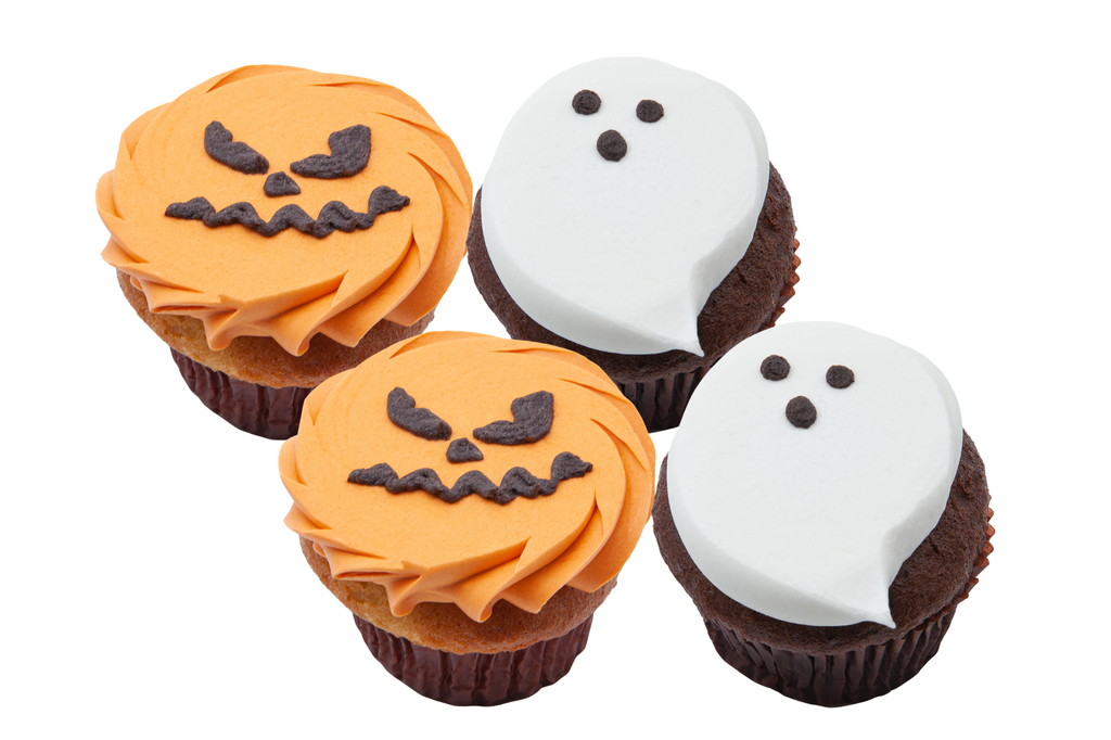 Spooky Haloweeeeeen cupcake combo 4 pack - Bunner's Bakeshop