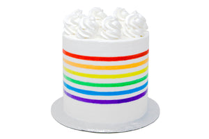 6" Rainbow Cake - Bunner's Bakeshop