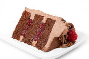 Chocolate Raspberry Cake - Bunner's Bakeshop