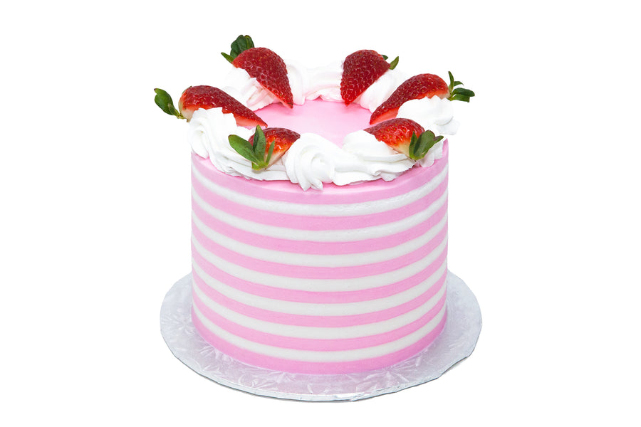 Strawberries & Cream Cake - Bunner's Bakeshop