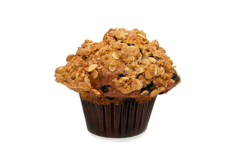 Blueberry Oat Crumble Muffin - Bunner's Bakeshop