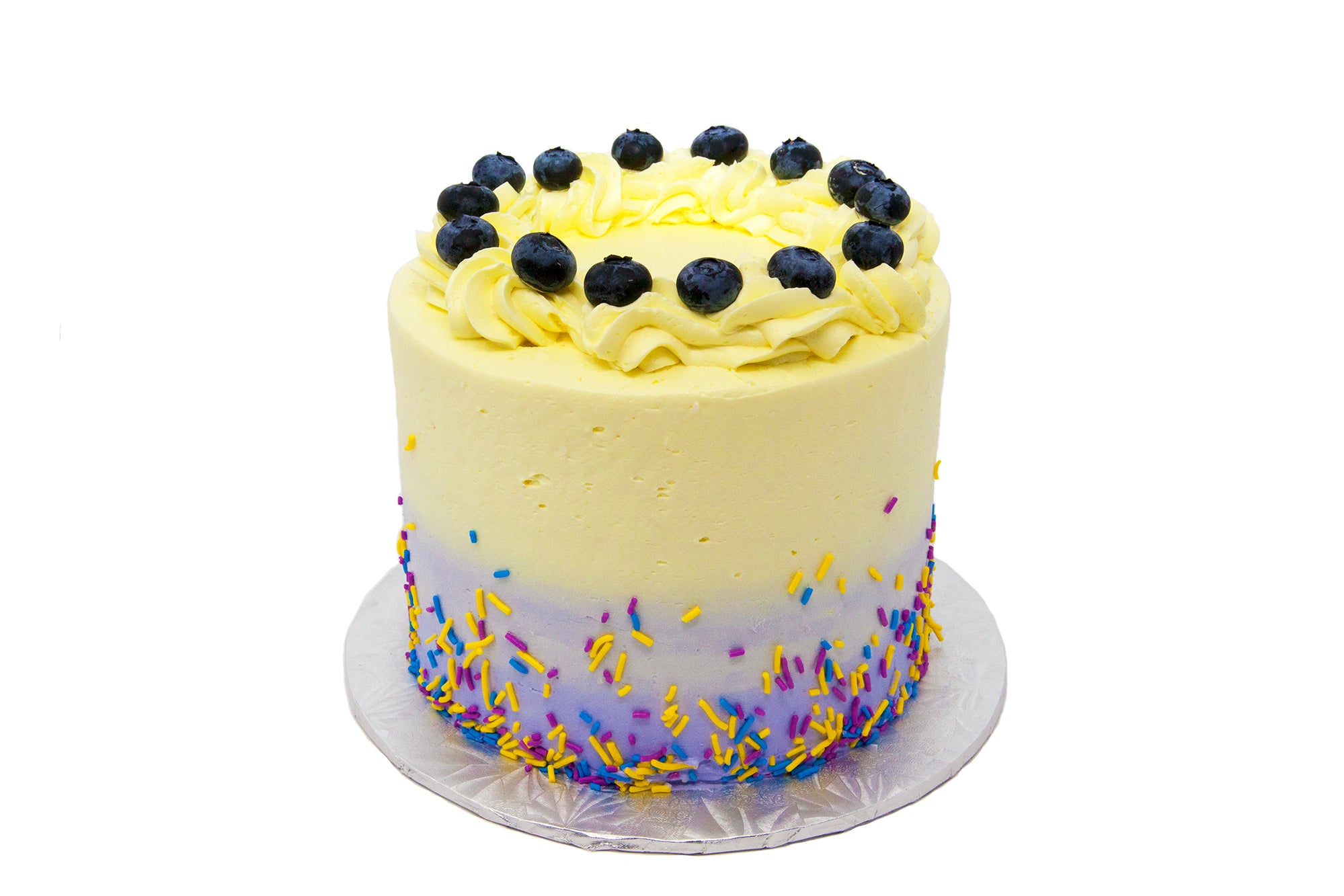 Moist & Fluffy One Bowl Vegan Lemon Blueberry Cake (Gluten Free Option) |  The Banana Diaries