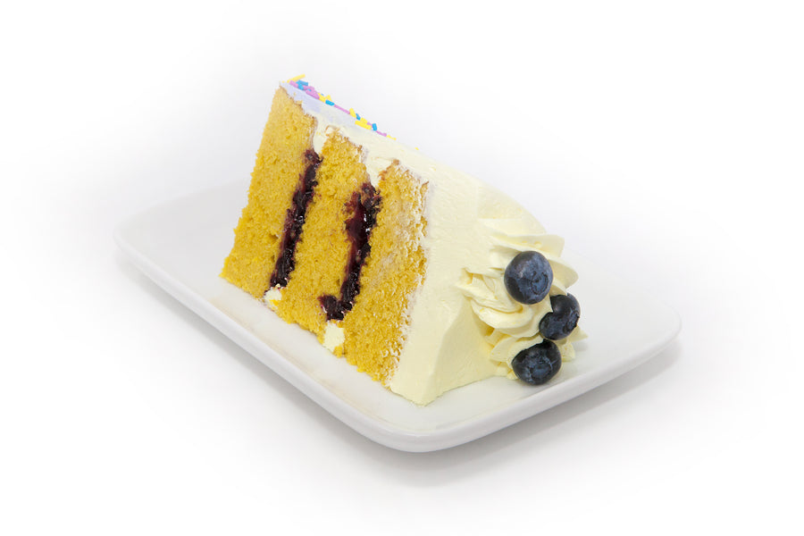 Lemon Blueberry Cake - Bunner's Bakeshop