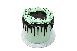 Mint Chocolate Chip Cake - Bunner's Bakeshop