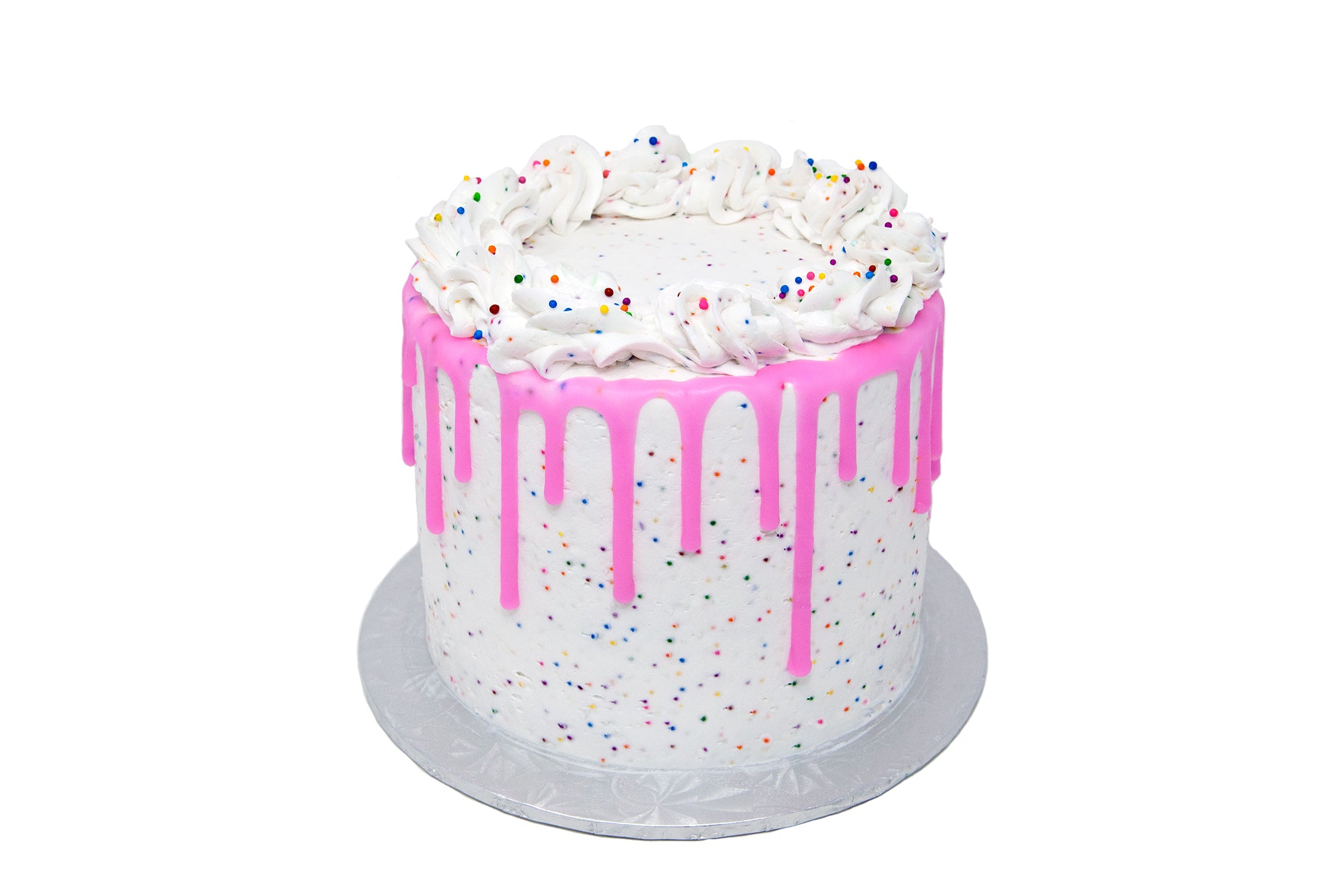 Rainbow Sprinkle Funfetti Cake - Once Upon a Chef