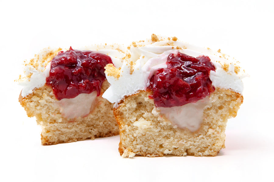 Cherry Cheesecake (Cupcake of the Month) - Bunner's Bakeshop