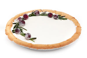 9" White Chocolate Mousse & Cranberry Pie - Bunner's Bakeshop