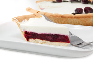 9" White Chocolate Mousse & Cranberry Pie - Bunner's Bakeshop